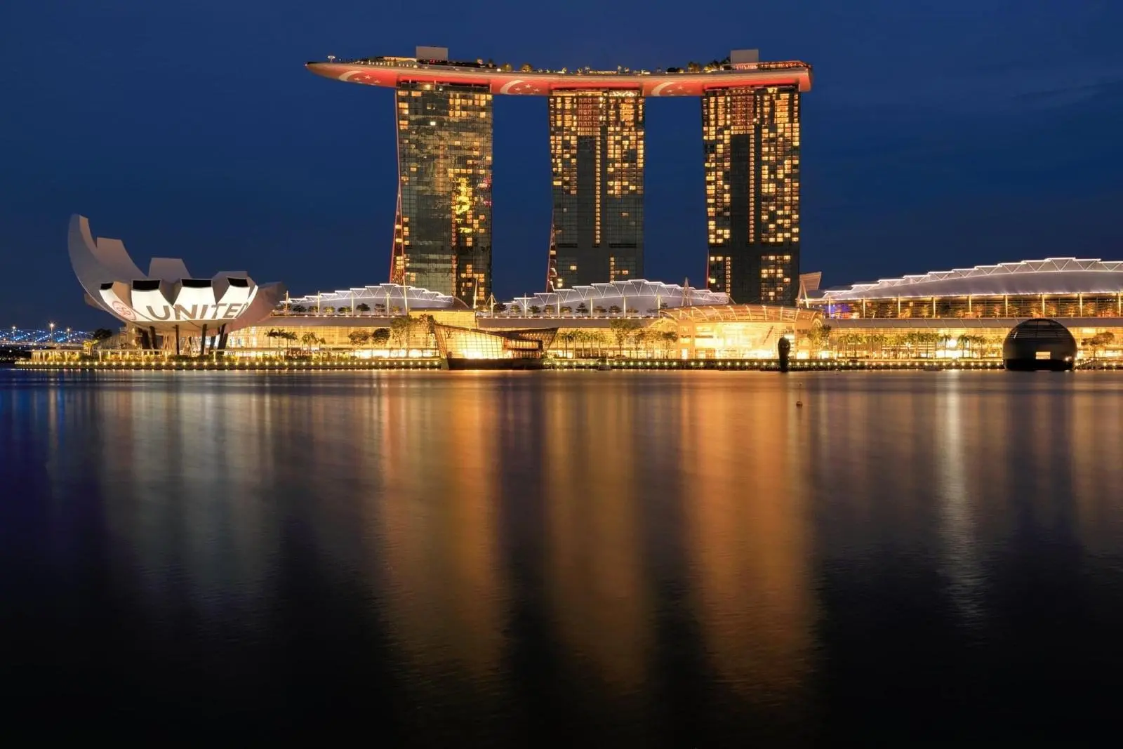 新加坡濱海灣夜景